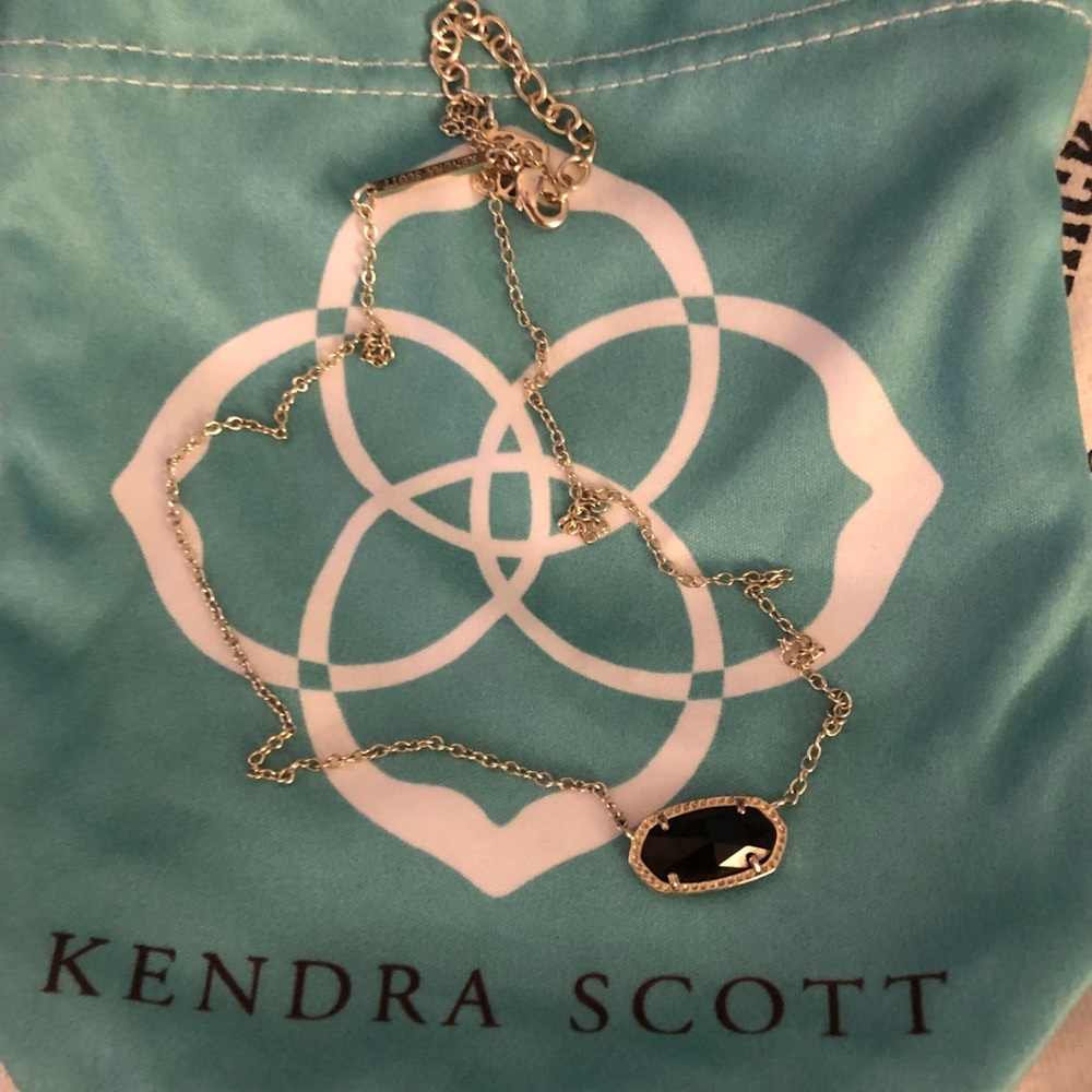 Kendra Scott Elisa Necklace in Black